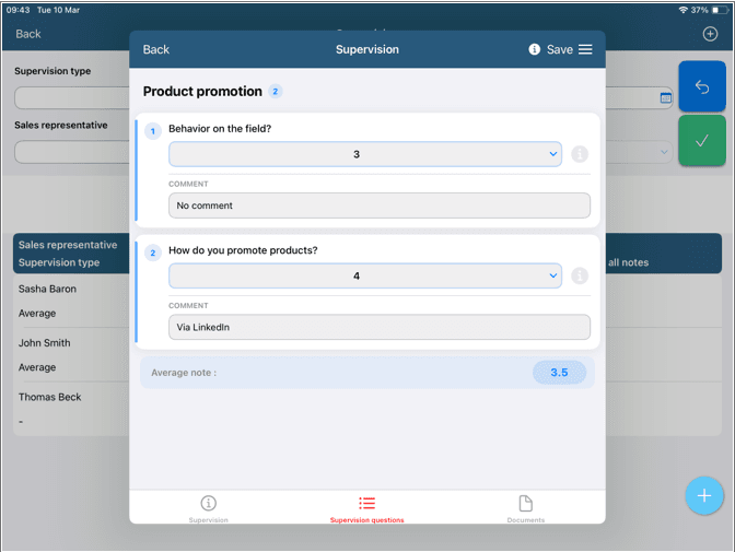 Supervision svipad example