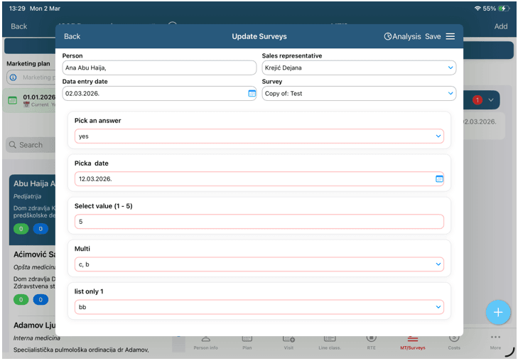 survey new design ipad