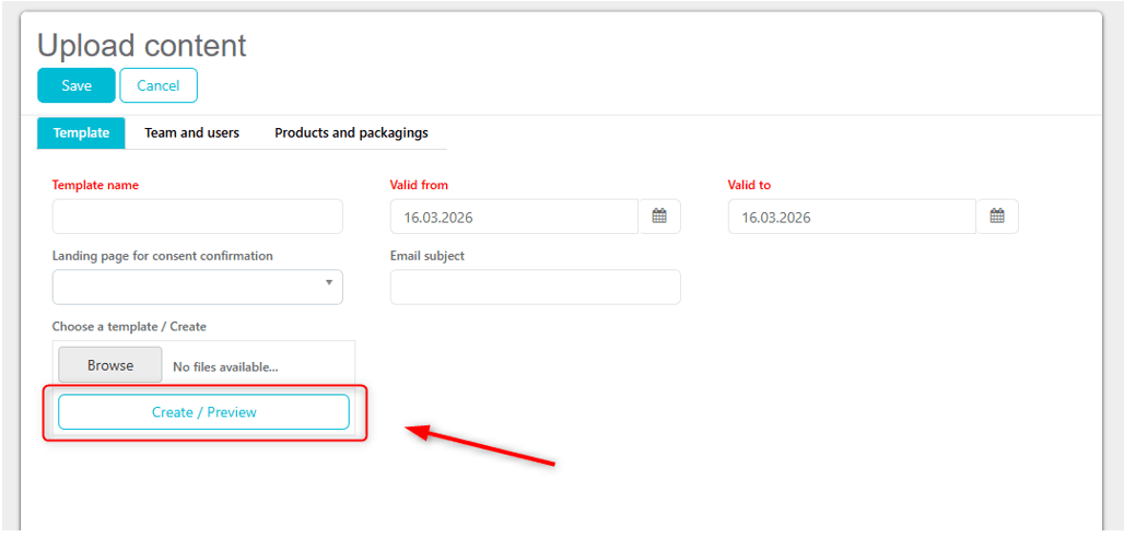 upload content for lovable
